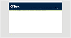 Desktop Screenshot of o-box.de