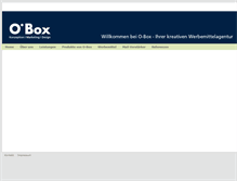 Tablet Screenshot of o-box.de